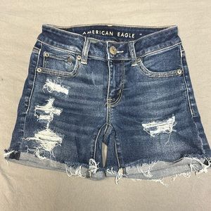 Denim shorts